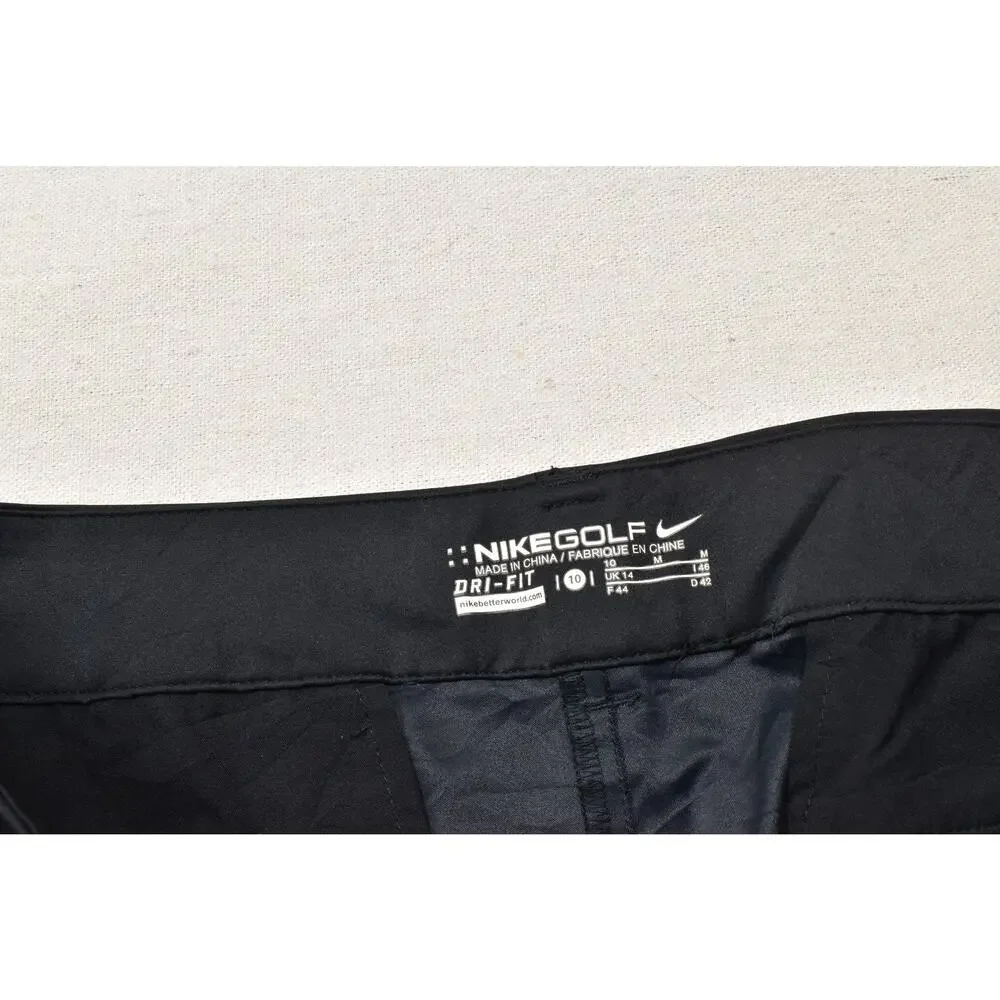 Nike Golf Dri-FIT Women's Black Straight Leg Performance Golf Pants Size 10